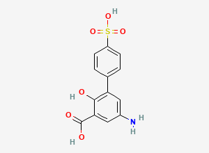 Two-dimensional chemical structure of Mesalazine EP Impurity P, CAS 887256-40-8