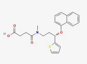 Two-dimensional chemical structure of Duloxetine succinamide