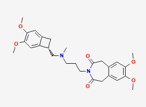 Two-dimensional chemical structure of ICNWKEHTPMGKQO-HXUWFJFHSA-N, CAS 1629315-02-1