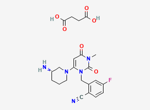 Two-dimensional chemical structure of 4Succinate