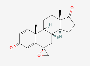 Two-dimensional chemical structure of Epoxy Exemestane (6-alfa Isomer), CAS 152764-24-4