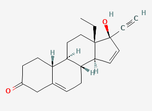 Two-dimensional chemical structure of Gestodene EP Impurity L
