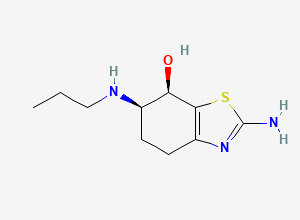 Two-dimensional chemical structure of rac-cis-7-Hydroxy Pramipexole
