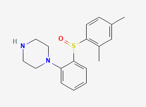 Two-dimensional chemical structure of Vortioxetine Sulfoxide, CAS 1429908-35-9