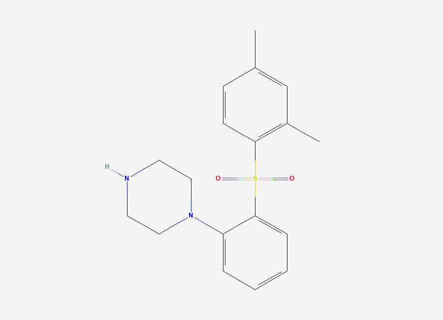 Two-dimensional chemical structure of Vortioxetine Sulfone, CAS 1639263-80-1