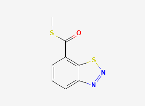 Two-dimensional chemical structure of Acibenzolar-S-Methyl, CAS 135158-54-2