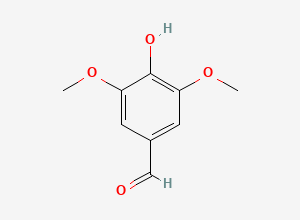 Two-dimensional chemical structure of Syringaldehyde, CAS 134-96-3