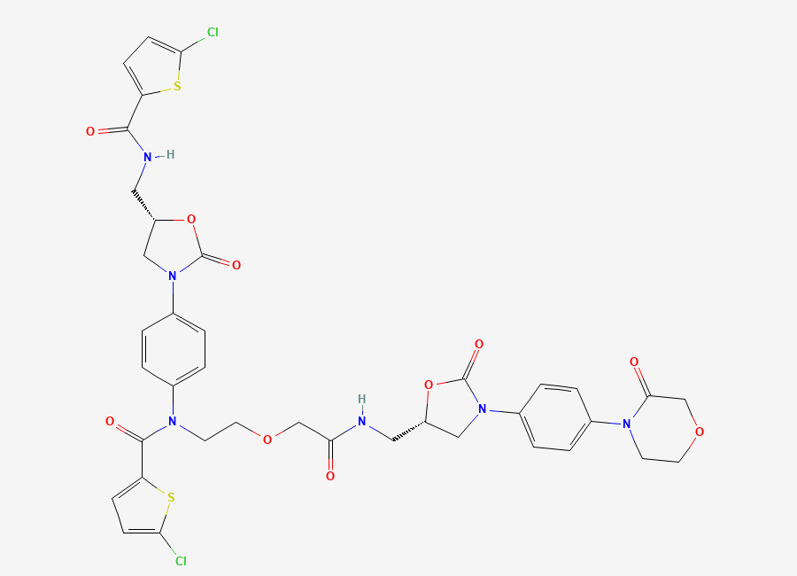Two-dimensional chemical structure of Rivaroxaban Pseudodimer