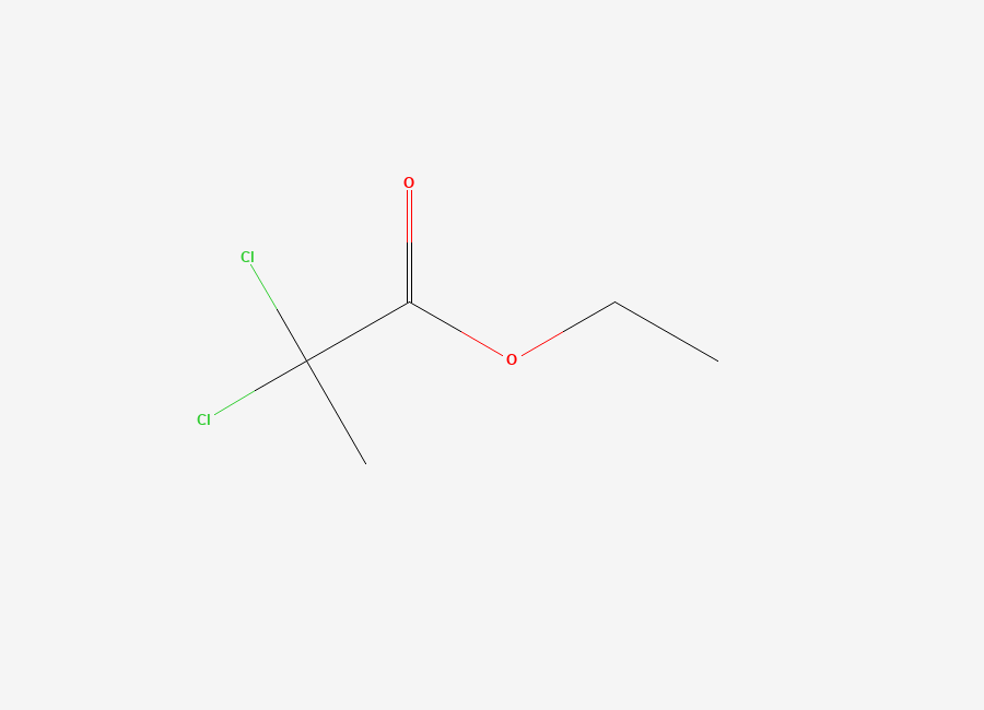 Two-dimensional chemical structure of Propanoic acid, 2,2-dichloro-, ethyl ester
