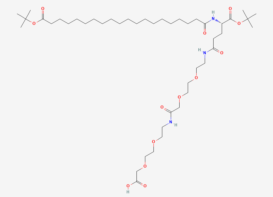 Two-dimensional chemical structure of Semaglutide Impurity 84, CAS 1188328-37-1