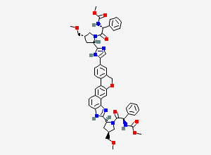Two-dimensional chemical structure of Velpatasvir Impurity 9