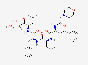 Two-dimensional chemical structure of Carfilzomib (2R,4S)-Diol, CAS 1541172-75-1