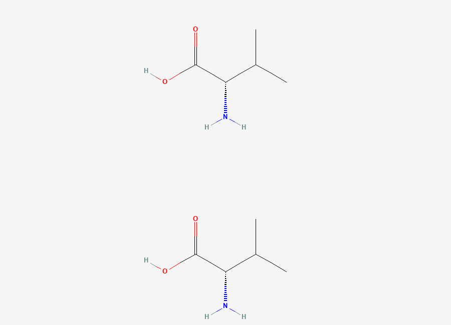Two-dimensional chemical structure of Valine v