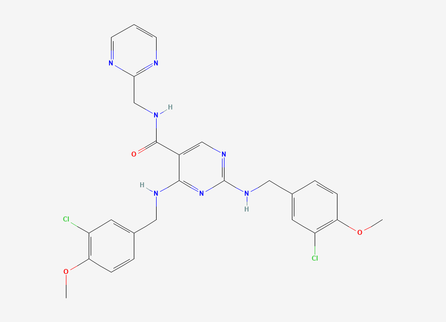 Two-dimensional chemical structure of Avanafil Impurity 144