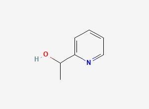 Two-dimensional chemical structure of alpha-Methyl-2-pyridinemethanol