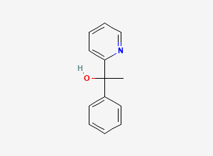 Two-dimensional chemical structure of Doxylamine Succinate Impurity B /Doxylamine EP Impurity B/ Doxylamine alcohol, CAS 19490-92-7