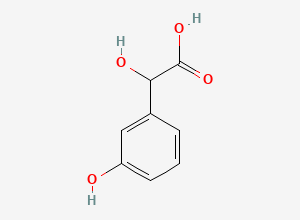 Two-dimensional chemical structure of 3-Hydroxymandelic acid