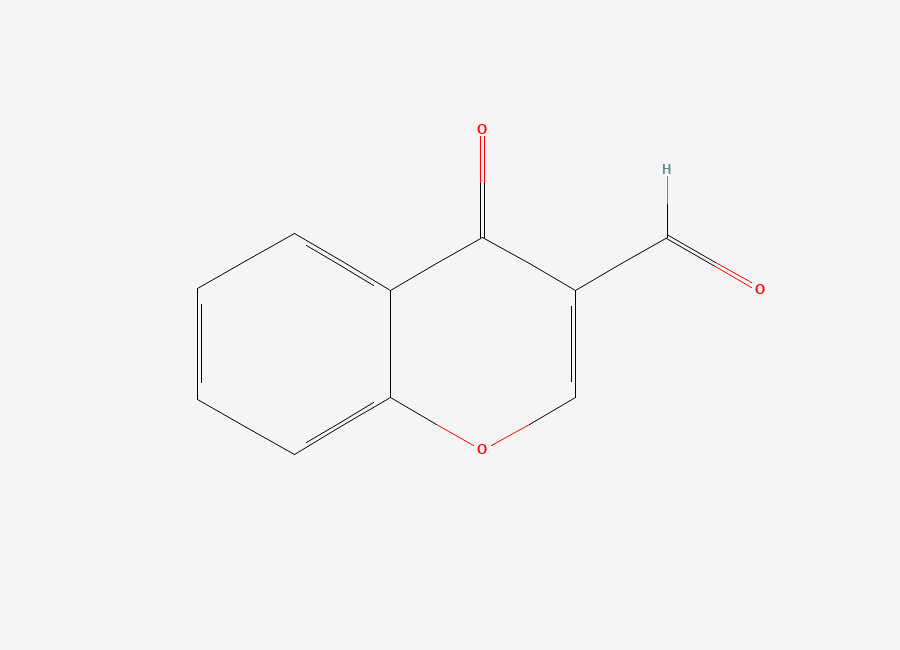 Two-dimensional chemical structure of 3-Formylchromone
