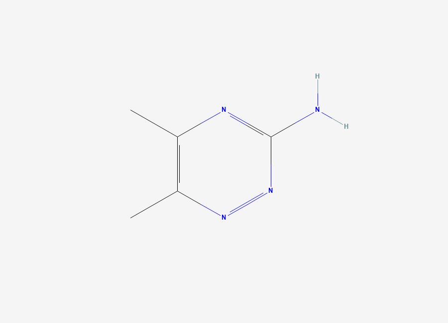 Two-dimensional chemical structure of 3-Amino-5,6-dimethyl-1,2,4-triazine