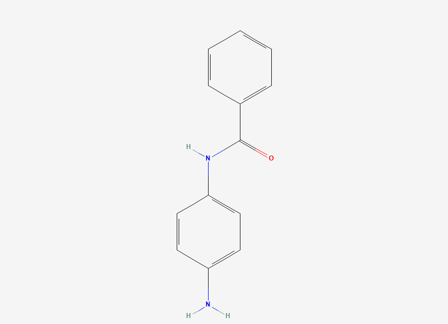 Two-dimensional chemical structure of Benzamide, N-(4-aminophenyl)-