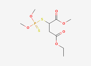 Two-dimensional chemical structure of Malathion EP Impurity C / Methyl Analogue, CAS 33779-98-5