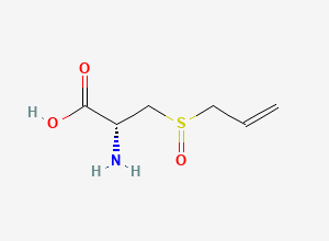 Two-dimensional chemical structure of Alliin/ S-Allyl-L-cysteine sulfoxide, CAS 556-27-4
