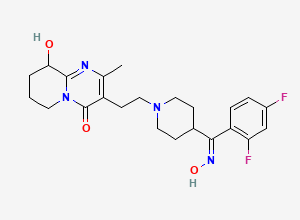 Two-dimensional chemical structure of Paliperidone Impurity E