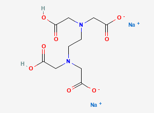 Two-dimensional chemical structure of Ethylenediaminetetraacetic Acid (Disodium Salt), CAS 139-33-3
