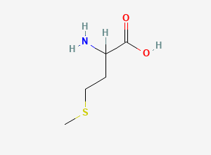 Two-dimensional chemical structure of DL-Methionine CRS (M0950000), CAS 59-51-8