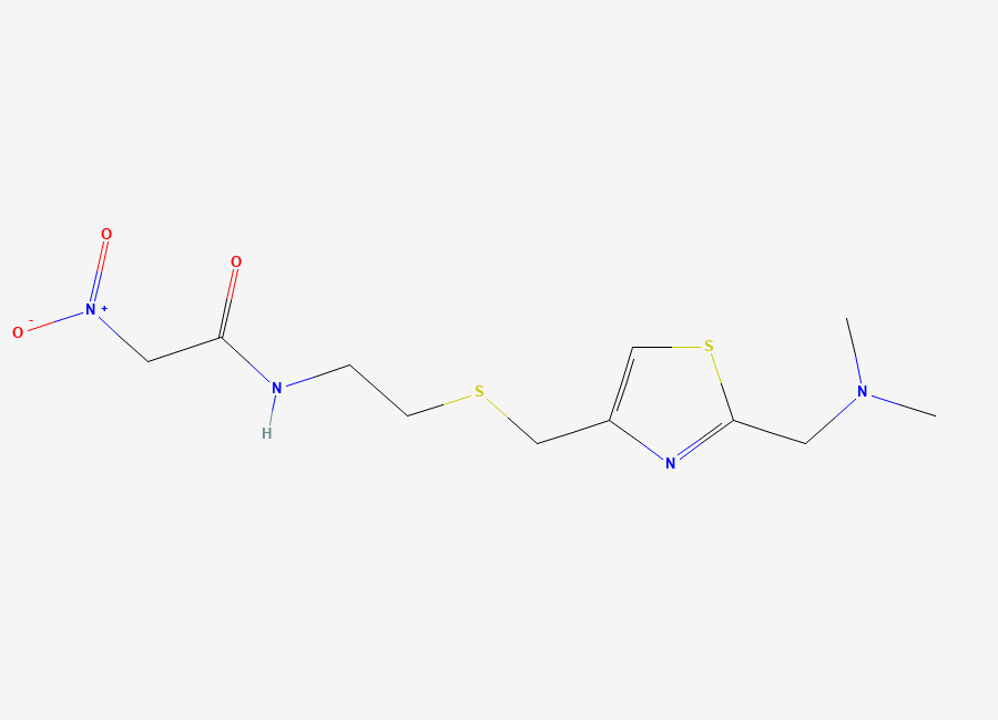Two-dimensional chemical structure of Nizatidine EP Impurity E, CAS 188666-11-7