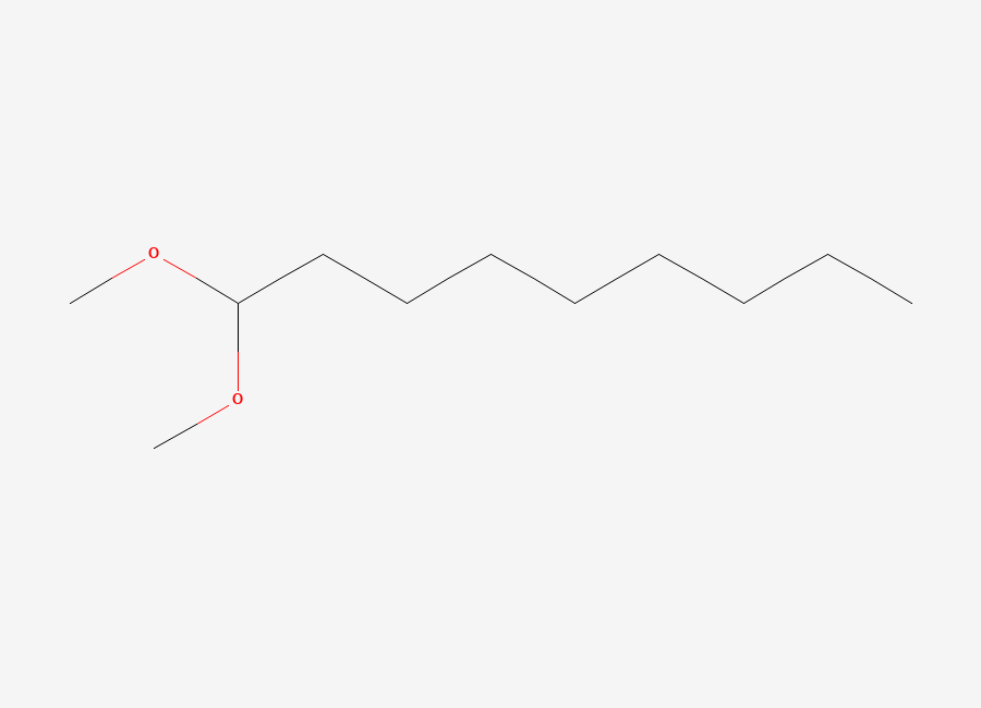 Two-dimensional chemical structure of Nonanal dimethyl acetal