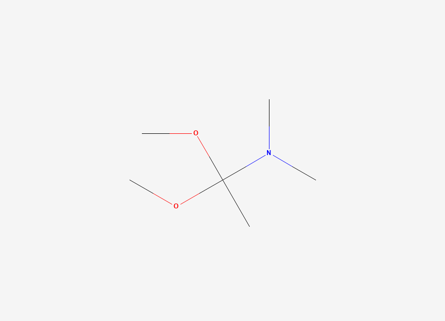 Two-dimensional chemical structure of 1,1-Dimethoxyethyl(dimethyl)amine