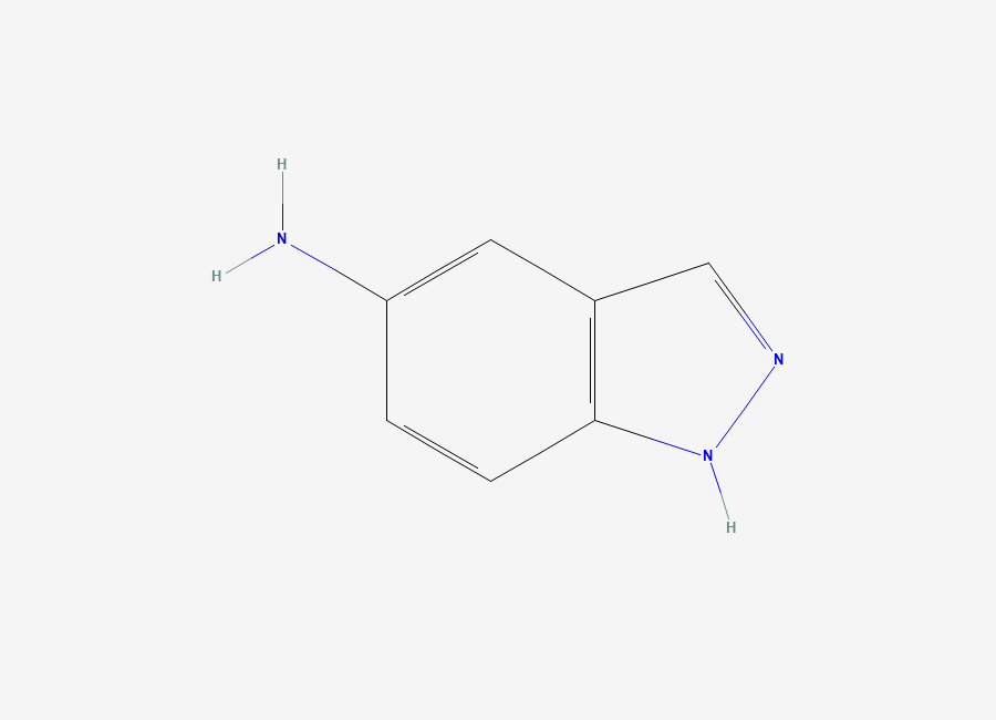 Two-dimensional chemical structure of 1H-Indazol-5-amine