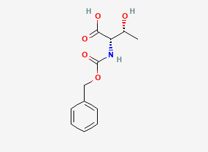 Two-dimensional chemical structure of N-((Benzyloxy)carbonyl)-L-threonine