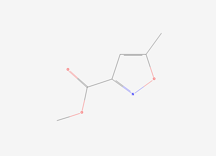 Two-dimensional chemical structure of Methyl 5-methylisoxazole-3-carboxylate