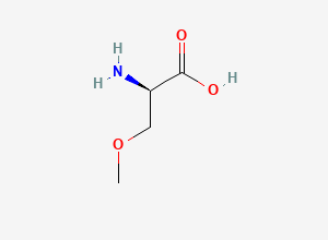 Two-dimensional chemical structure of O-Methyl-D-serine