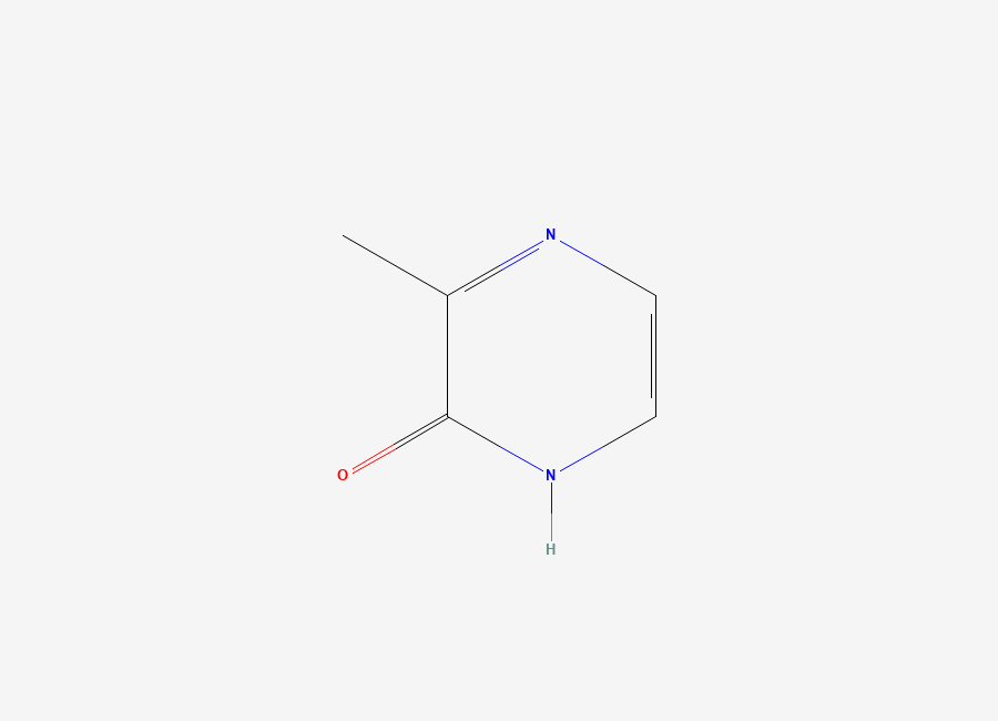 Two-dimensional chemical structure of 2-Hydroxy-3-methylpyrazine
