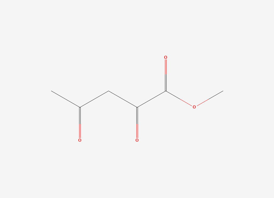 Two-dimensional chemical structure of Methyl acetopyruvate