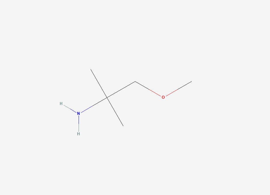 Two-dimensional chemical structure of 1-Methoxy-2-methylpropan-2-amine