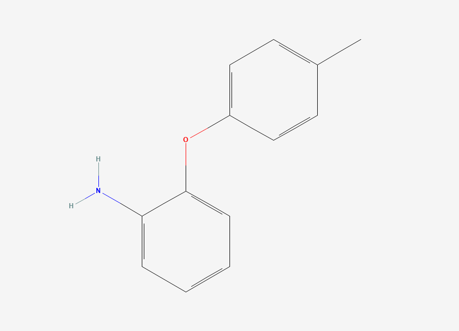 Two-dimensional chemical structure of 2-(p-Tolyloxy)aniline