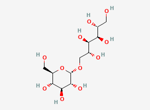 Two-dimensional chemical structure of 1-O-alpha-D-Glucopyranosyl-D-mannitol
