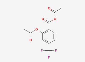 Two-dimensional chemical structure of Triflusal EP Impurity C (Free Base)