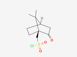 Two-dimensional chemical structure of Camphor-10-sulfonyl chloride