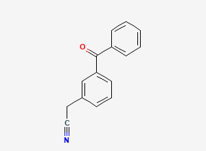 Two-dimensional chemical structure of Ketoprofen EP Impurity I, CAS 21288-34-6
