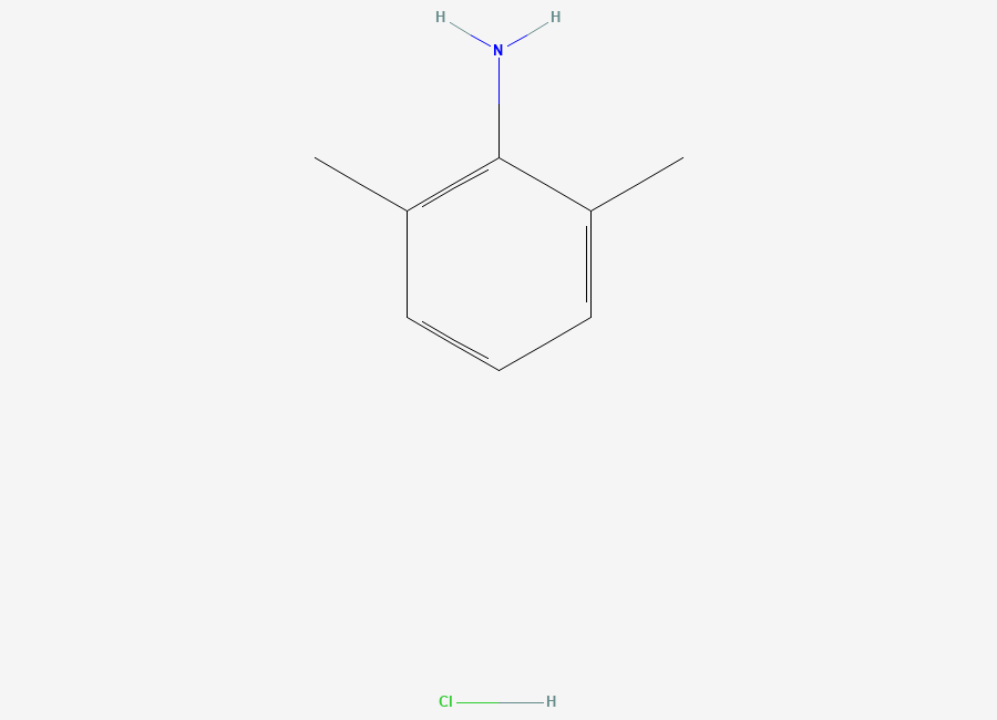 Two-dimensional chemical structure of Ropivacaine Related Compound A (HCl salt), CAS 21436-98-6