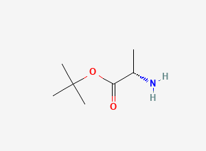 Two-dimensional chemical structure of L-Alanine 1,1-dimethylethyl ester