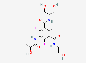 Two-dimensional chemical structure of rac-Iopamidol EP Impurity J, CAS 76349-97-8