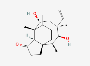 Two-dimensional chemical structure of Lefamulinum Impurity 10