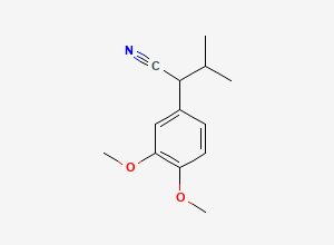 Two-dimensional chemical structure of Verapamil EP Impurity K, CAS 20850-49-1