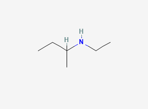 Two-dimensional chemical structure of 2-Butanamine, N-ethyl-